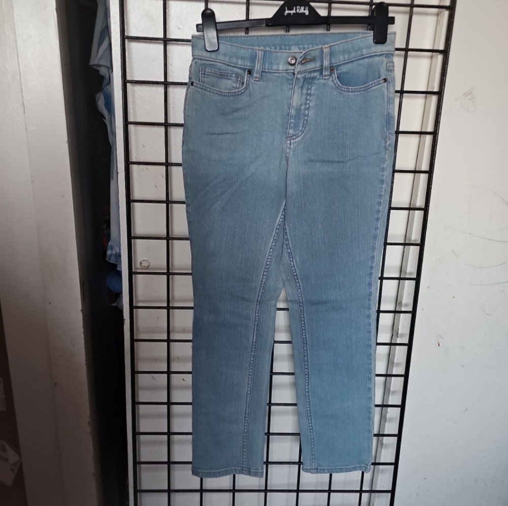 Royalty For Me Light Blue Straight Leg Jeans